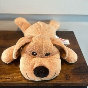 Melissa and Doug Brown Laying Down Plush Puppy
